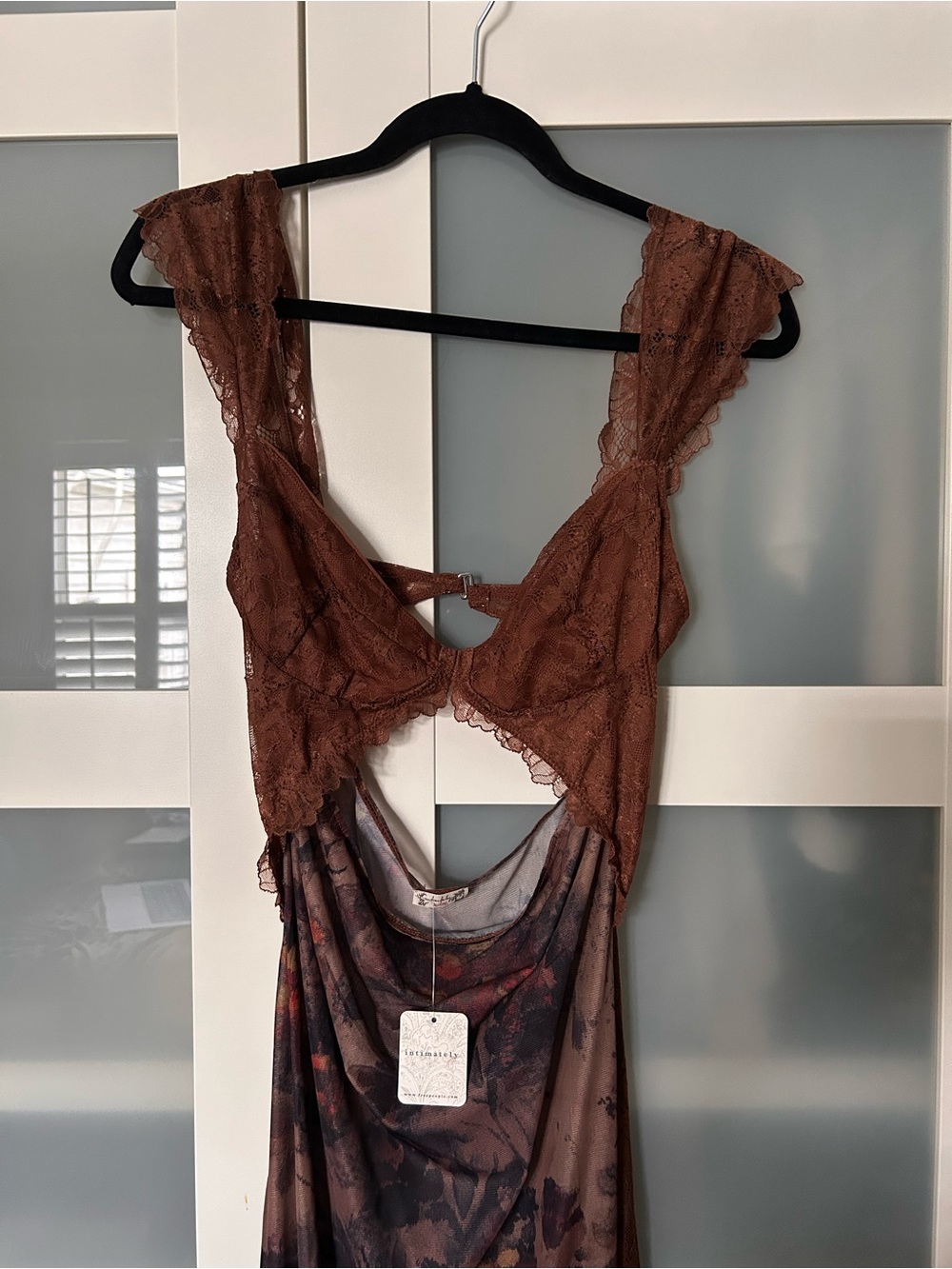 Free People Suddenly Fine Maxi Dress — Brown Floral - Picture 2 of 6